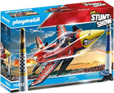 PLAYMOBIL Air Stuntshow 70832 Düsenjet Eagle, Spielzeug-Flugzeugmit drehbarer Turbine, ab 5 Jahren