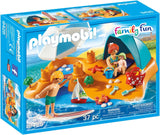 PLAYMOBIL Family Fun 9425 Familie am Strand, Ab 4 Jahren