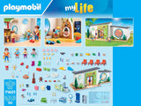 PLAYMOBIL MyLife 71601 Kita 'Regenbogen' für Kinder ab 4 Jahren