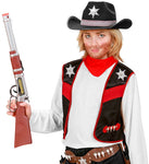 Gilet Cowboy schwarz Grösse 158 cm 11-13 Jahre