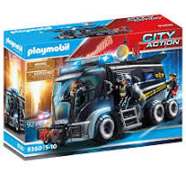 PLAYMOBIL City Action 9360 SEK-Truck mit Licht und Sound