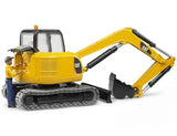 Bruder Cat Minibagger mit Bauarbeiter