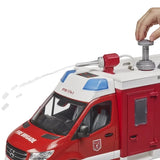 Bruder MB Sprinter Feuerwehrrüstwagen mit Licht- und Soundmodul