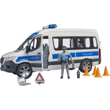 Bruder MB Sprinter Polizei Einsatzfahrzeug mit Polizist, Licht- und Soundmodul